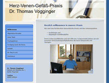 Tablet Screenshot of dr-vogginger.de